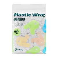 Disposable Food Cover Saran Wrap Plastic Bag Food Grade Fruit Vegetable Storage Bag Elastic Plastic Bag Kitchen Fresh Keeping