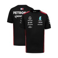 （Hot selling adult and child sizes in 2023）Mercedes AMG Petronas F1  Team Driver T-Shirt Summer Short Sleeve Sport Men Women Children Tee Shirts Clothing（Contact Laitu Customization）