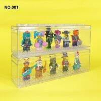 【Ready Stock】Childrens assembled building blocks minifigure building block accessories rectangular display box transparent storage box gift box