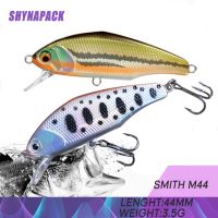 new 44mm 3.5g smith Sinking Minnow Wobblers Fishing Lures Trout Artificial plastic Hard Bait Jerkbaits Peche Bass Carp Fishing