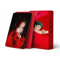 MILOQGU แฟลชบัตรของขวัญแฟนๆชุดการ์ดขุมทรัพย์ชุดการ์ดอัลบั้มการ์ด MODE Korea เด็กผู้หญิง LISA Jisoo การ์ด Kpop Photocards Blackpink การ์ด Lomo JISOO ชุดการ์ด Lomo การ์ด Lomo