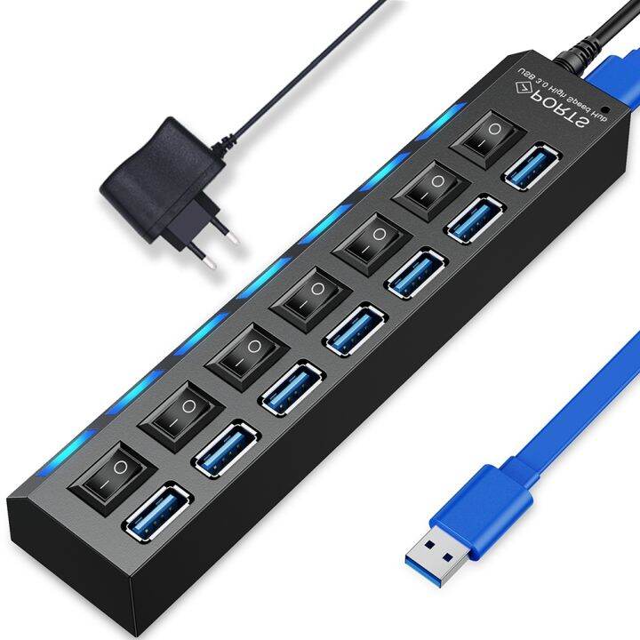 【cw】 USB Hub 3.0 3 Splitter 4/7 Port Multiple Expander With For ...