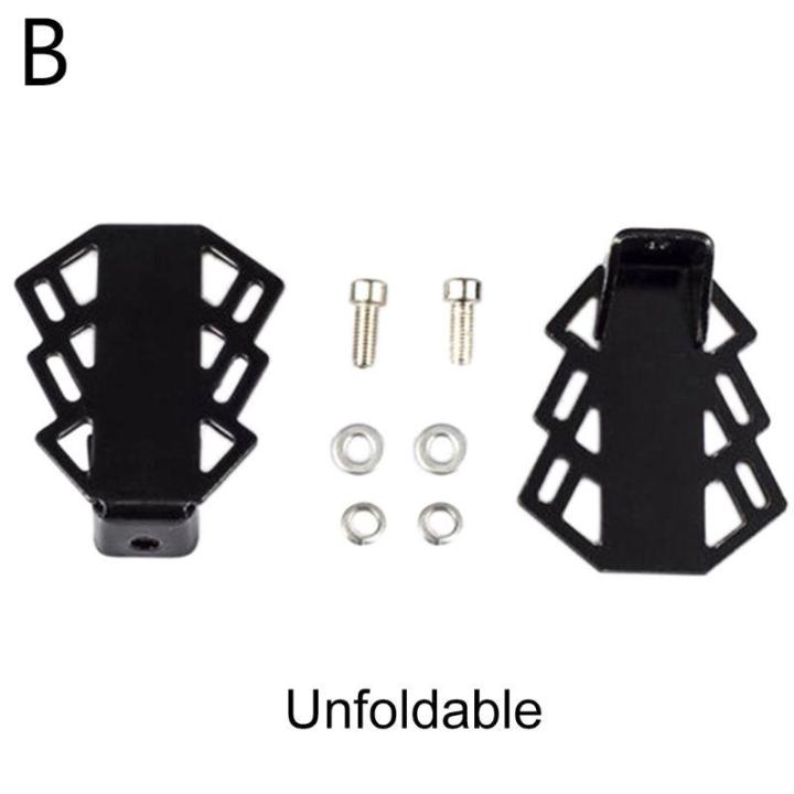 1 Pair Bike Rear Pedals,Mini Folding Bicycle Foot Pegs,Rear Seat Footrest  Pedals for Mountain Bike E-Bike
