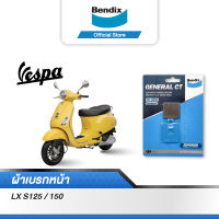 Bendix ผ้าเบรค VESPA LX / LXV /S / L / X / 125 / 150 ดิสเบรคหน้า (MD41)