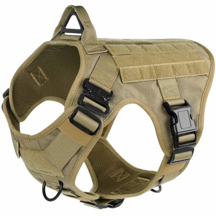 Tactical Dog Harness And Leash Set Military Dog Vest For K9 German ...