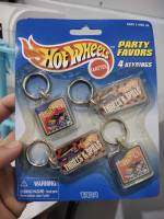 Hot Wheels Party Favors 4 keyrings พวงกุญแจHotwheel งานลิขสิทธิ์แท้ ของสะสม Hotwheel