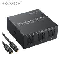 PROZOR 3 Port SPDIF Toslink Optik Digital Audio Splitter 1X3 Konverter 1 In 3 Keluar Mendukung untuk LPCM 2.0 DTS AC3 DAC untuk PS3