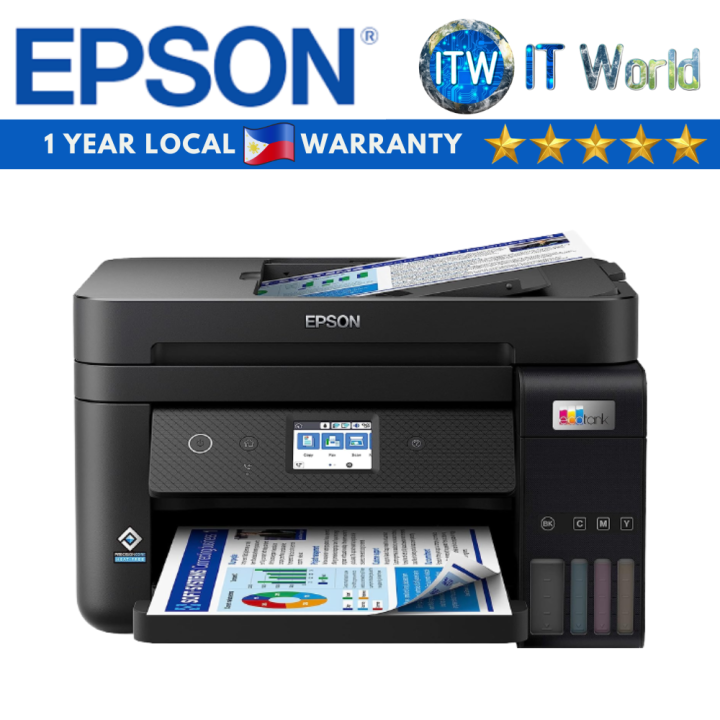 Epson Ecotank L6290 A4 Wi-Fi Duplex All-in-One Ink Tank Printer with ...