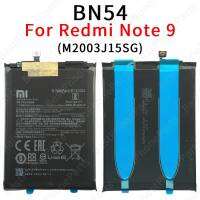 แบตเตอรี่สำหรับ Redmi Note 9 M2003J15SG Bateria อะไหล่ BN54ลิเธียมไอออน5020 Mah อะไหล่โทรศัพท์มือถือของแท้