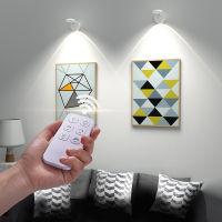 LED Wall Lamp Indoor Decorate Remote Dimmable Mural lighting With USB Recharge Indoor Bedroom Living Room Stairs Wall Light