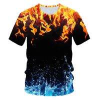 Boys Girls Friday Flame Print T Shirt Kids Cartoon Game Funny For 1-14 Yrs Child Oversized 3D T-Shirt Children Clothing Tops