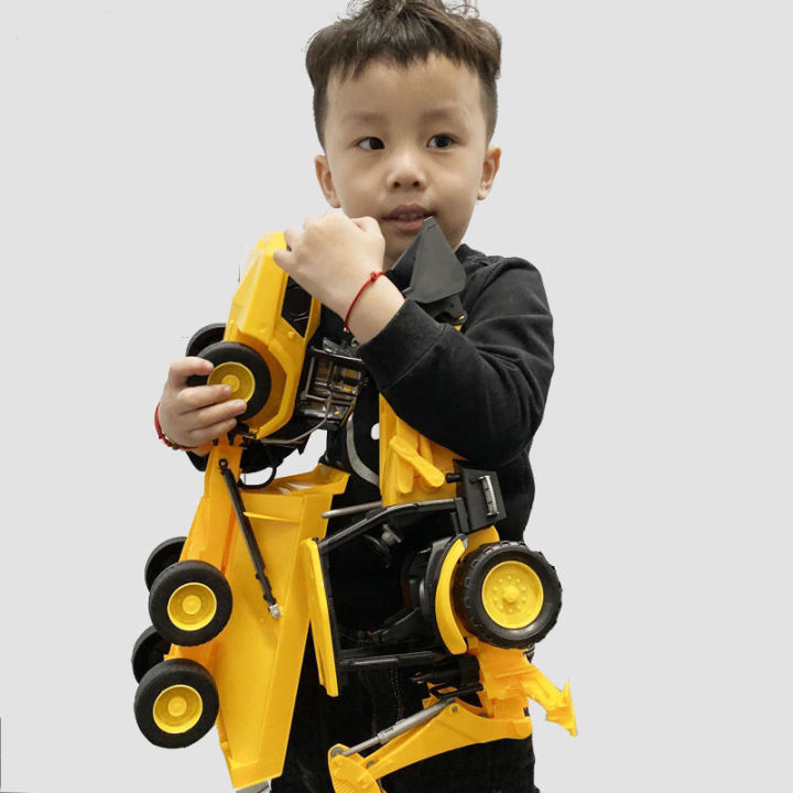 2023-รถของเล่นเด็ก-รถขุดขนาดใหญ่-รถจำลอง-รถขุด-รถของเล่น-รถวิศวกรรมเฉื่อย-ของเล่น