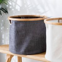 Bedroom Laundry Basket Foldable Clothes Stoage Minimalism Laundry Basket With Lid Household High Capacity Shower Organizer