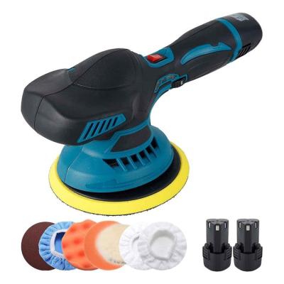 Car Buffer Polisher Kit 12V Electric Polishing Machine with Ventilation Holes for Automotive Auto Polisher with 6 Gears for Sanding Waxing Detailing Sealing Paints Buffering generous