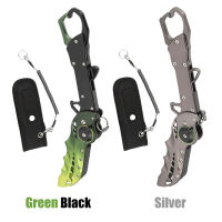 Fish Grabber Plier Controller Grip อลูมิเนียมอัลลอยด์ Grip Tackle Holder Clamp พร้อมเชือกปรับได้อุปกรณ์ตกปลา