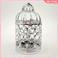 Vintage Bird Cage Metal Tealight Candle Holder Hanging Lanterns Candlestick for Wedding Home Table Decoration