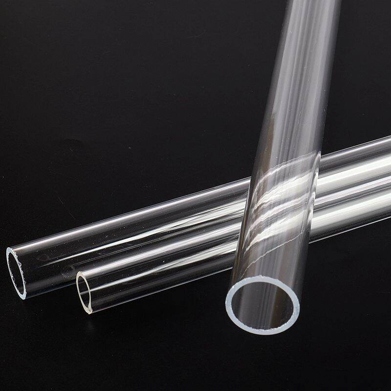 Plexiglass Water Supply Tube Clear Acrylic Pipe Fittings 1pc 20mm