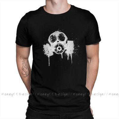 Gas Skull 2021 New Arrival T-Shirt Scary Unique Design Shirt Crewneck Cotton For Men Tshirt