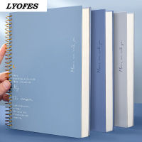 B5โน๊ตบุ๊ค Binder S Ketchbook วารสารเครื่องใช้สำนักงาน Lyofes ข้นเกลียวโน๊ตบุ๊ควารสารหนังสือไดอารี่โรงเรียนเครื่องเขียน