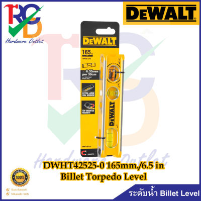 DEWALT ระดับน้ำ Billet Level DWHT42525-0 165mm./6.5 in Billet Torpedo Level