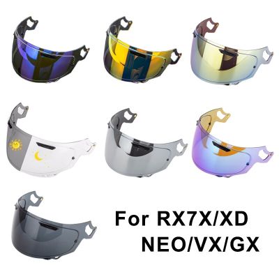 กระบังหน้าหมวกนิรภัยสำหรับ CORSAIR-X RX7X Arai RX7V เลนส์ VAS-V NEO XD กระจกบังลมรถจักรยานยนต์ Capacete Moto กระจกบังลมสำหรับ RX-7X