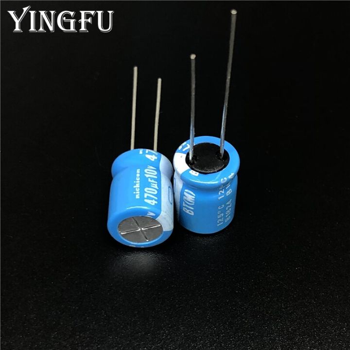 10pcs-50pcs-470uf-10v-nichicon-bt-series-10x12-5mm-high-reliable-10v470uf-aluminum-electrolytic-capacitor