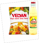 Hạt nêm thịt heo VEDAN 1kg gói-Tặng kèm dầu ăn MEIZAN