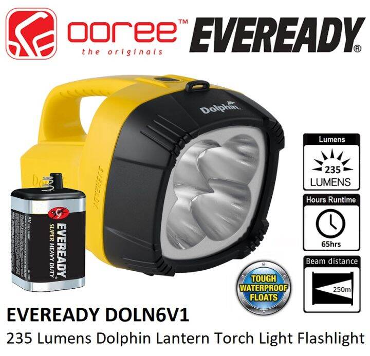 EVEREADY DOLN6V1 235 LUMENS DOLPHIN LED LATERN TORCH LIGHT FLASHLIGHT