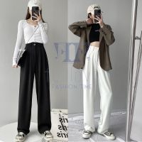 CODiy085671 Summer wide-leg pants womens high waist loose drape straight-leg pants slim trousers suit pants ins mopping pants