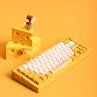 Ajazz AC067 Cheese Version / คีย์บอร์ดชีส ? - Mechanical Keyboard 65% (Key Eng) USB-C