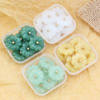 10pcs Cheongsam Buttons Imitation Jade Beads Shirt Buttons High-end Retro Chinese Style Hanfu Decor Plate Buckle Accessories Haberdashery