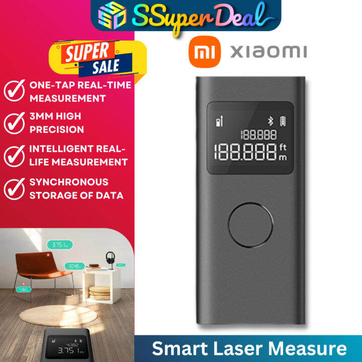 [GLOBAL ]Xiaomi Smart Laser Measure Smart Laser Rangefinder Real time ...