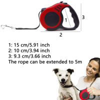 5m Durable Leash Automatic Retractable Nylon Cat Lead Extension Puppy Walking Running Lead Roulette For Dogs new