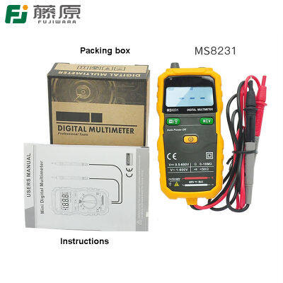 FUJIWARA Digital Display Multimeter Pocket Full Automatic Range High-precision Household Universal Meter Electrician Pen