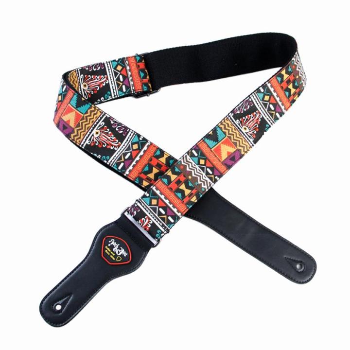 yueko-cotton-embroidery-durable-guitar-strap-classical-style-guitar-straps-for-acoustic-classical-bass-guitar-strap-accessories