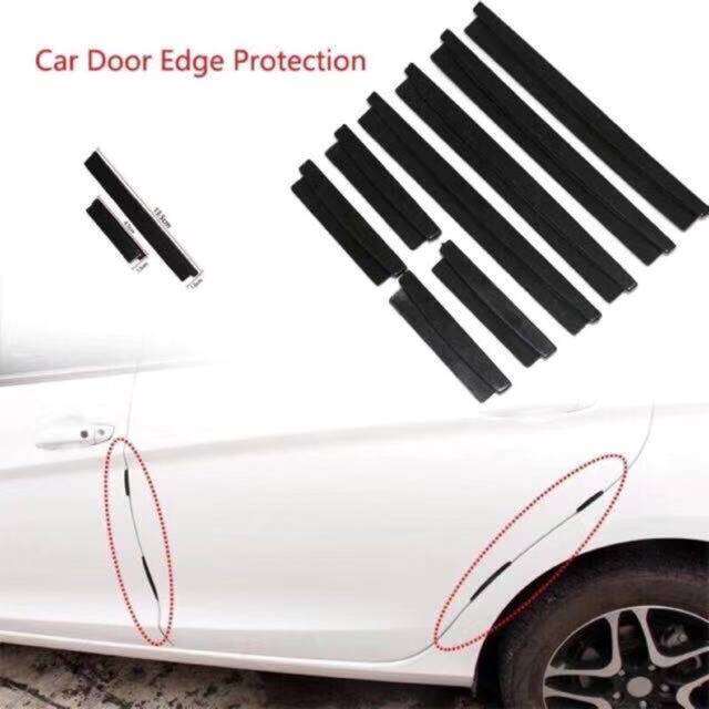 8pcs Black Car Door Edge Guards Trim Molding Protection Strip P2035 Lazada PH