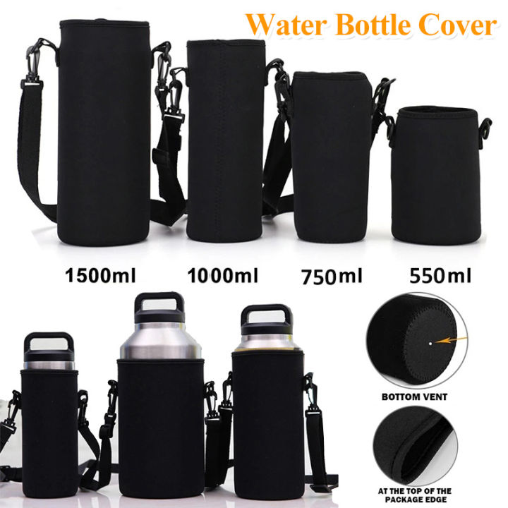 1pc Portable Water Bottle Covers with Strap Water Bottle Holder