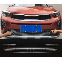 สำหรับ KIA Stonic KX1 2019 2020 Racing Grill ด้านหน้าย่างตกแต่ง Strip Grill คุณภาพสูงสแตนเลส Body Kit Grills