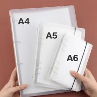 A5 A6 A7 Transparent Folder Loose Binder Notebook Inner Core Cover Planner Stationery Office Supplies