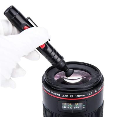 3 In 1 Kit Lens Cleaner Pen Dust Cleaner for DSLR VCR DC Camera Lenses Filters Cleaning Retractable Brush