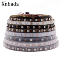 ✵❈❏ DC5V WS2812B Individually Addressable 5050 RGB Led Strip WS2812 Black/White PCB IP30/65/67 Smart Pixels Led Light 1-5M