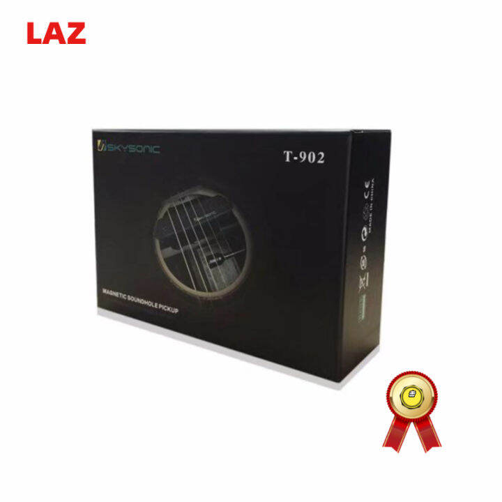 ปิ๊คอัพกีตาร์โปร่งที่ใช้งาน-t-902-skysonic-พร้อมไมโครโฟนโทนเสียงการควบคุมระดับเสียงมีรูเสียงเครื่องปรับเสียงกีต้าร์
