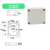 อุปกรณ์จ่ายไฟตรวจสอบกลางแจ้งแบบ DIY ชุดประหยัดสายพลาสติก ABS กันน้ำกล่องฝาปิดไฟฟ้าปิดผนึกกล่องต่อสายไฟ