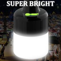 LED Lamp Bulbs Outdoor Camping Light Hanging Lights Waterproof Tent Light USB Rechargeable Lantern Night Emergency Light Bulb