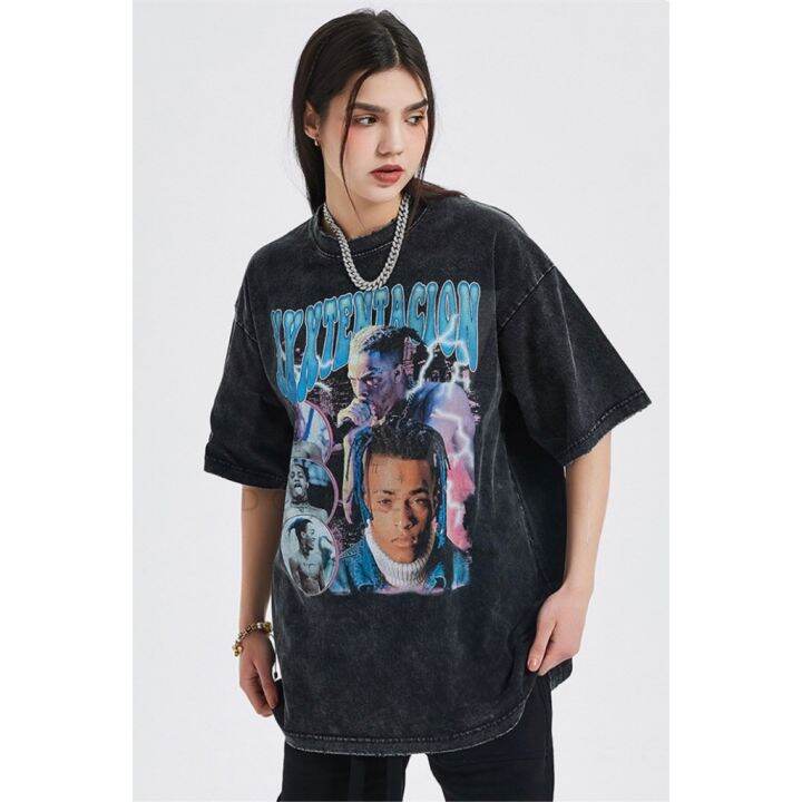 vintage-series-xxxtentacion-oversized-authentic-streetwear-unisex-washed-tee-hot-selling