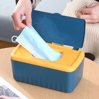 ❁♠△ storage box entrance transparent dust-proof and epidemic-proof drawer-type mouth nose earmuffs box