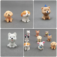 Teniron 18 ชิ้นน่ารักมินิลูกสุนัขหัตถกรรมตกแต่งสุนัขขนาดเล็ก figurines จำลองลูกสุนัข