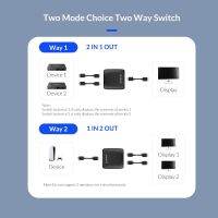 ORICO HDMI-Compatible Splitter 4K*2K 60HZ KVM Switcher Bi-Direction 1X2/2X1 Adapter Audio Converter For PS5 Nintendo Switch BOX