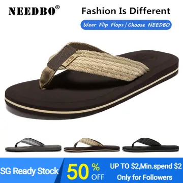 NeedBo Men's Flip Flops Thong Sandals Comfortable