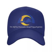 ✉◇⊕ New Available Los Angeles Rams logo NFL Baseball Cap Men Women Fashion Polyester Solid Color Curved Brim Hat Unisex Golf